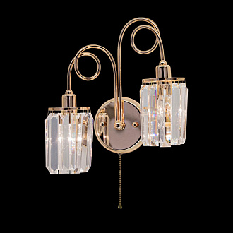 Бра Citilux Синди CL330322, золото, прозрачный