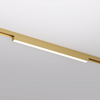 Светильник на шине 30,1*1,9*2,7 см, 12W, 3000К, Denkirs SHINE LINEAR DK5751-SB латунный