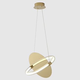 Светильник подвесной 22,3*32*22,3-225,4 см, *LED*22W, 3000K, Crystal Lux Nebula NEBULA SP22W LED GOLD, Золото