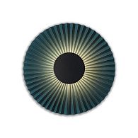 Бра 30*30*-30 см, 1*LED*6W, 3000K, Freya  FR5634WL-L6DB, Черный/сине-зеленый