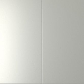 Выключатель с самовозвратом встраиваемый Voltum S70 двухклавишный 10А, сталь пластик Soft touch VLS020605