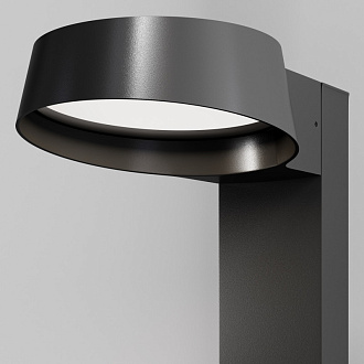 Садово-парковый светильник 23,8*16,2*65 см, LED, 12W, 3000К, Maytoni SHARE O443FL-L12GF3K серый