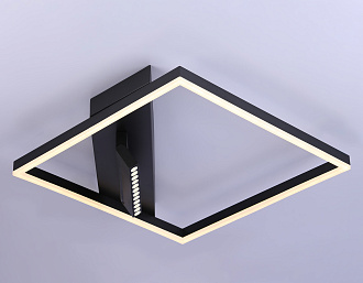 Светильник 50*50*11 см, LED 70W, 3000К, черный Ambrella Comfort LineTech FL51464