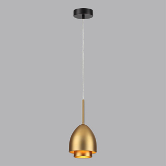 Подвесной светильник 12*120 см, 1*E14 Lumion AVRORA 8001/1A античное золото, черный