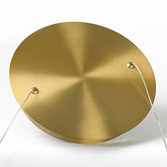 Линейно-подвесной светильник 220*120-220 см, 1*LED, 52W, 3000K, Lussole Howard LSP-7347, матовое золото