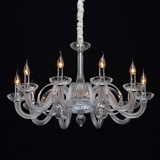 Люстра 84*180 см, 10*E14 хром/прозрачный MW-Light Элла 483013610