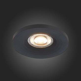 Встраиваемый светильник 9.5/7 см, GU10, IP20 ST LUCE ST205.408.01 Черный, вр 7 см