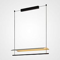 Подвесной светильник GARTH A L59 59*13*120 см, 1*LED*12W, 3000K, ImperiumLoft garth01, Чёрный