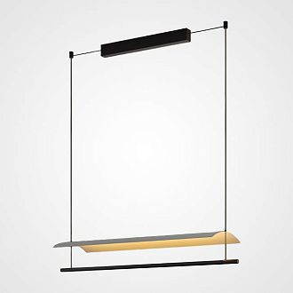 Подвесной светильник GARTH A L59 59*13*120 см, 1*LED*12W, 3000K, ImperiumLoft garth01, Чёрный