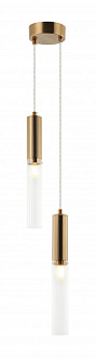 Светильник 15*60*53/150 см, 2*E14 40W Бронза Stilfort Satori 2161/05/02WP