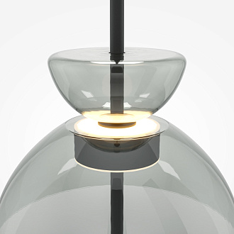 Подвесной светильник  25*57,8 см, LED 12W, 3000К, Черный Maytoni Bangkok MOD185PL-L11B3K2