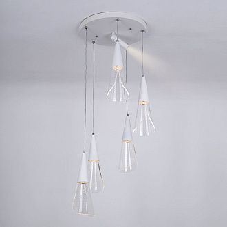 Светильник 45*45*35-85 см, *LED*21W, 3000-6000K, LED4U L7106-6 WТ, Белый