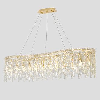 Люстра 120*30*29-151,5 см, 12*E14*40W, Crystal Lux Abril ABRIL SP12 L1200 GOLD, Золото