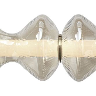 Подвесной светильник 90*14*-200 см, 1*LED, 22W, 3000K, ST-Luce Spine SL6136.223.01, золотой