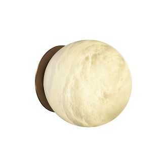 Бра 9,7*10 см, 1 LED*8W, 3000 К, Odeon Light Marbella, латунь 6684/5CL