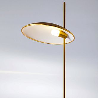 Торшер 35*140 см, 5W, 3000K, Lightstar Marmara 801713, Золото; Белый