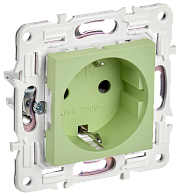 SKANDY Розетка с з/к без з/ш 16А SK-R05M мятн. IEK, SK-R11-16-K06