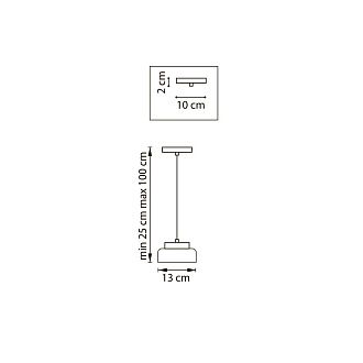 Подвес *13*100 см, 1*Gx53*12W, Lightstar Fico II 740117, Черный