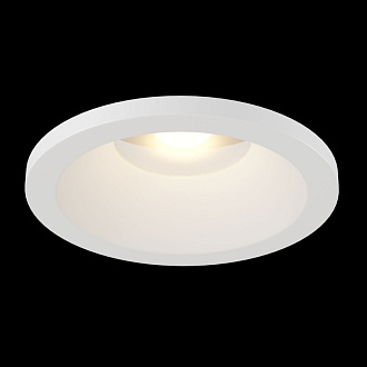 Светильник, 8.5 см, 8W, 3000К, белый, теплый свет, Maytoni Yin DL034-2-L8W, встраиваемый светодиодный