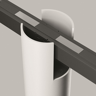 Светильник на шине 5,3*5,3*10,4 см, LED, 7W, 3000К, Maytoni Technical ALFA TR122-2-7W3K-W белый