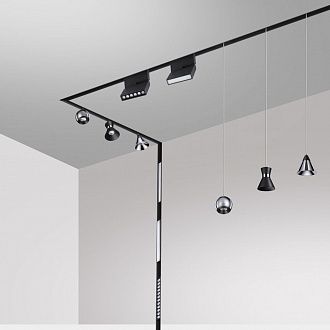 Шинопровод 1 м Novotech Kit 135024 черный, 24В