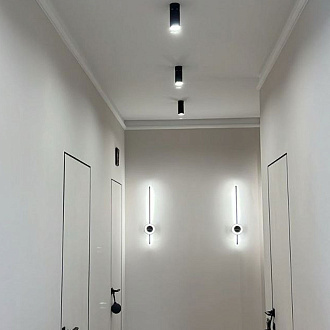 Бра 62 см, 14W, 4000K, F-Promo Longus 4163-1W, черный