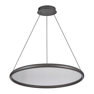 Подвесной светильник 80 см, 72W, 3000-5700K, Lussole Custer LSP-7423, серый