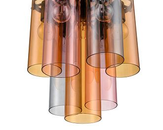 Подвесной светильник  31*153 см, 7*E27 черный Vele Luce Miele VL2093P07