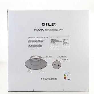 Светильник с подсветкой 60 см, 62W, 3000-5500K, Citilux NORMA CL748600 LED, белый