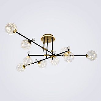 Светильник 180*180*40 см, LED 50W, 3000 / 6000K, Золото, Чёрный MODELUX ML.6079.9