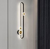 Светильник DZN-4645 ЧЕРНЫЙ+БРОНЗА  D600/H170/1/LED/10W/4500K ELLIPSIS 25-07