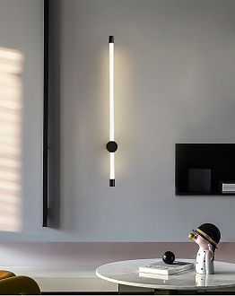 Светильник настенный ElegantLight DZN-11161 ЧЕРНЫЙ D850/H60/1/LED/10W/4000K CELERY 23-12