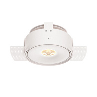 Встраиваемый светильник 9,9*9,9*4,9 см, LED, 9W, Maytoni Technical Move DL060-9W3-4-6K-TRS-W белый, вр 11 см