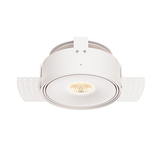 Встраиваемый светильник 9,9*9,9*4,9 см, LED, 9W, Maytoni Technical Move DL060-9W3-4-6K-TRS-W белый, вр 11 см