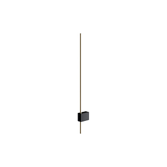 Бра 62 см, 6W, 3000K Maytoni Technical Pars C070WL-L6GB3K, золото-черный