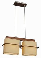 Люстра L425 x W145 x H1035, мм, 2*40W (80W), BROWN+CH (Коричневый+Хром) Sfera Sveta 85564/2PA BR+CH