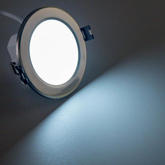 Светильник встроенный 11*4,2 см, LED*7 W, 3000-5500-4000 К, Бронза Citilux Акви CLD008113V, вр 9 см