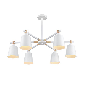 Люстра потолочная 80*51 см, 6*E27 Lumion ROSALINA 8097/6C белый