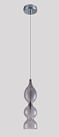 Светильник подвесной 13 см, Crystal Lux IRIS SP1 B SMOKE Хром