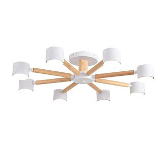 Люстра 72*15-15 см, 8*GX53 LED*7W, Lumion Vudi LUM8306/8C, белый; бежевый