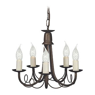 Люстра Elstead Interior, Арт. MN5-BLK-GOLD