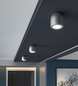 Светильник 8*8 см, GU10 W, серебро DLN116 GU10 Elektrostandard