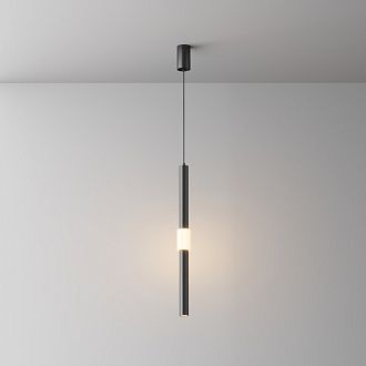 Подвесной светильник 3,5*3,5*58 см,  LED, 12W, 3000К, Maytoni Technical Jelly P105PL-12W3K-B черный
