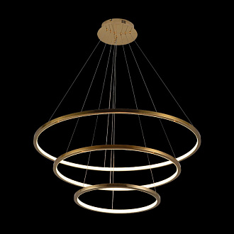 Подвесной светодиодный светильник Loft IT Ring 10015/3, 54W LED, 3000K, диаметр 80 см, золото