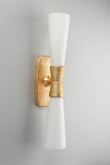 Бра 13*12*58 см, 2*E14, 40W, Aployt Hloya APL.800.01.02, золотой
