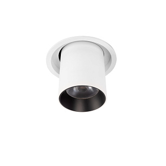Встраиваемый светильник 9*10 см, 1*LED*7W 4000K LOFT IT Apex 10327/A White белый, вр 5,5 см