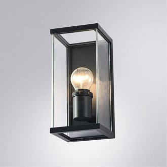 Уличный светильник 13*12*25 см, 1*E27 черный Arte Lamp Pot A1631AL-1BK