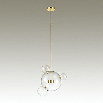 Светодиодный светильник Odeon Light Bubbles 4640/12LA, 12W, 4000K, диаметр 49 см, золото