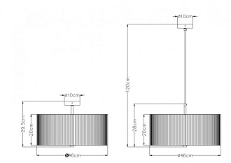 Подвесная люстра Arte Lamp Mallorca A1021SP-5SS, диаметр 46 см, матовый никель