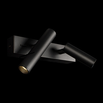 Настенный светильник 23*4*7 см, 2*LED*3W 3200K LOFT IT Sign 10260/2W Black черный